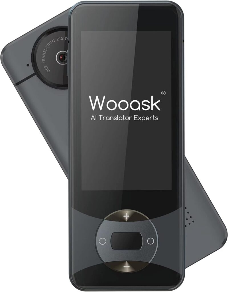 Wooask Language Translator Device W10 Portable Real-time Voice Translation in 138 Different Languages and Accents for Learning, Travel, Business and Daily Tasks